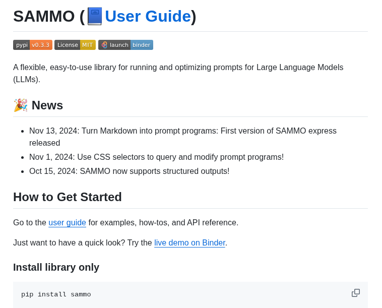 Microsoft Sammo screenshot