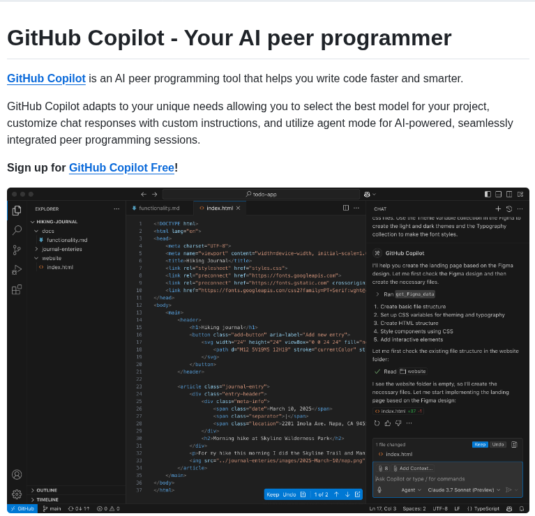 Microsoft Vscode Copilot Chat screenshot
