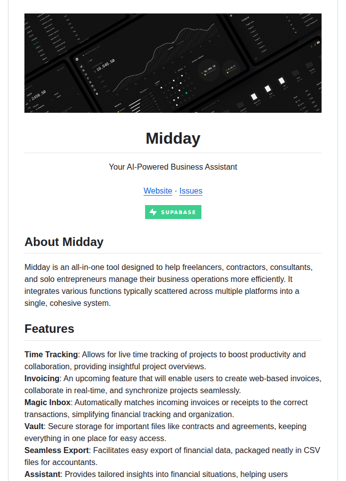 Midday Ai Midday screenshot