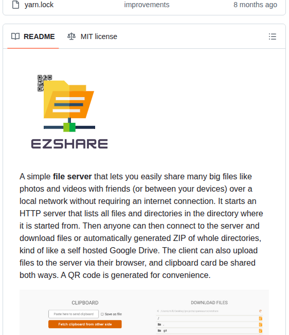 Mifi Ezshare screenshot