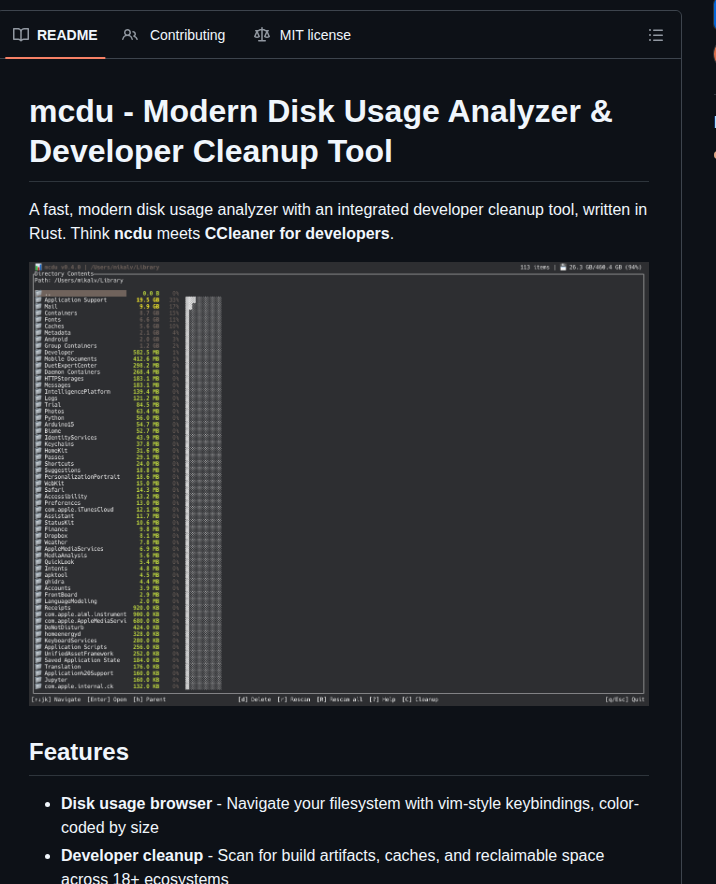 Mikalv Mcdu screenshot