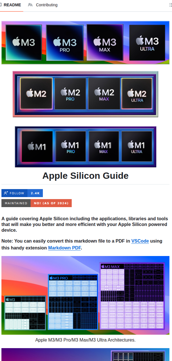 Mikeroyal Apple Silicon Guide screenshot