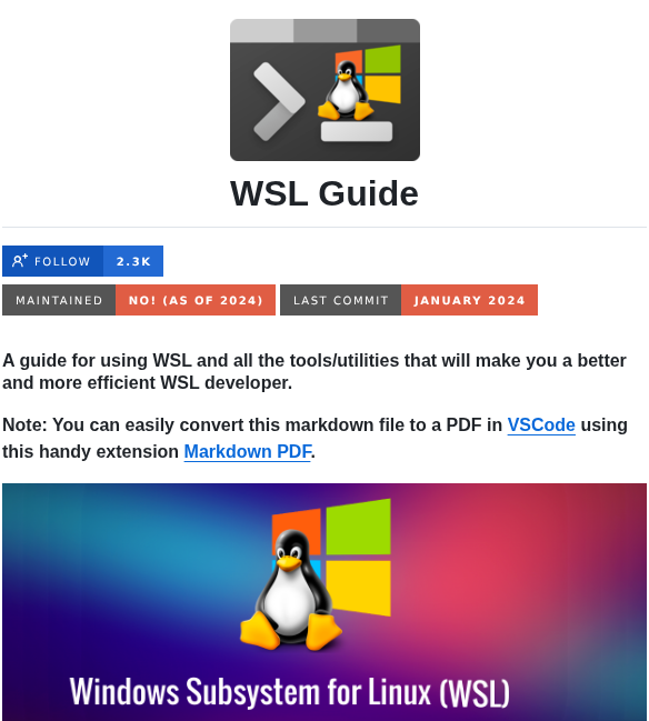 Mikeroyal Wsl Guide screenshot