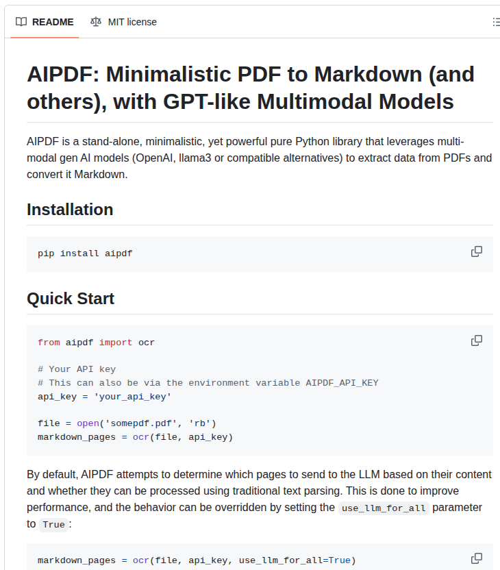 Mindsdb Aipdf screenshot