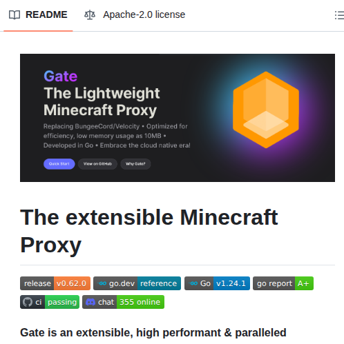 Minekube Gate screenshot