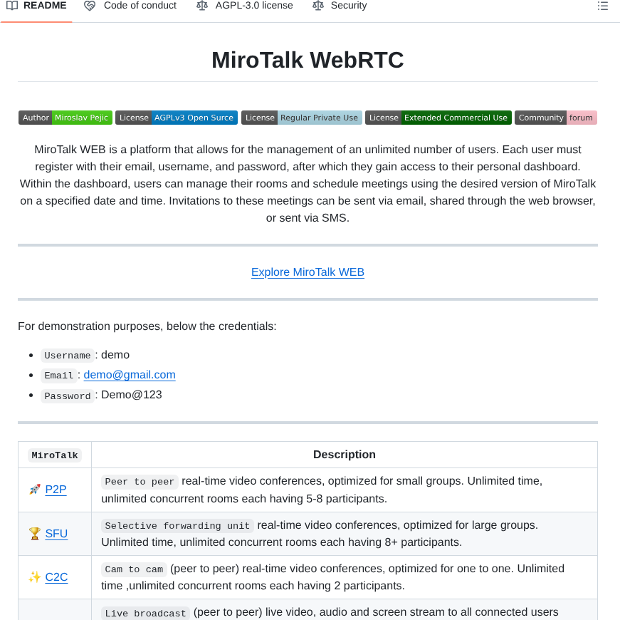 Miroslavpejic85 Mirotalkwebrtc screenshot