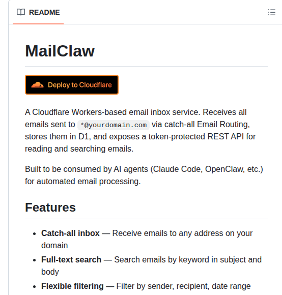 Missuo Mailclaw screenshot