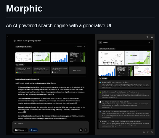Miurla Morphic screenshot