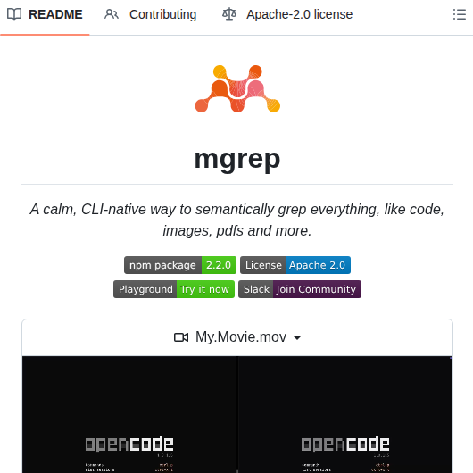 Mixedbread Ai Mgrep screenshot