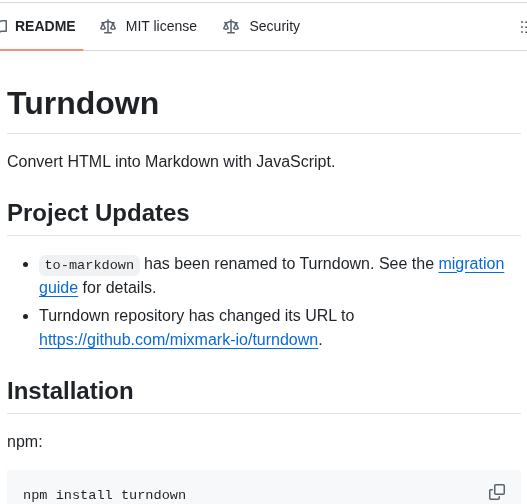 Mixmark Io Turndown screenshot