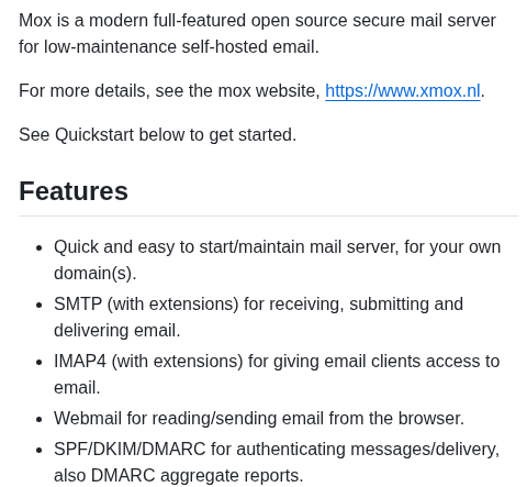 Mjl  Mox screenshot