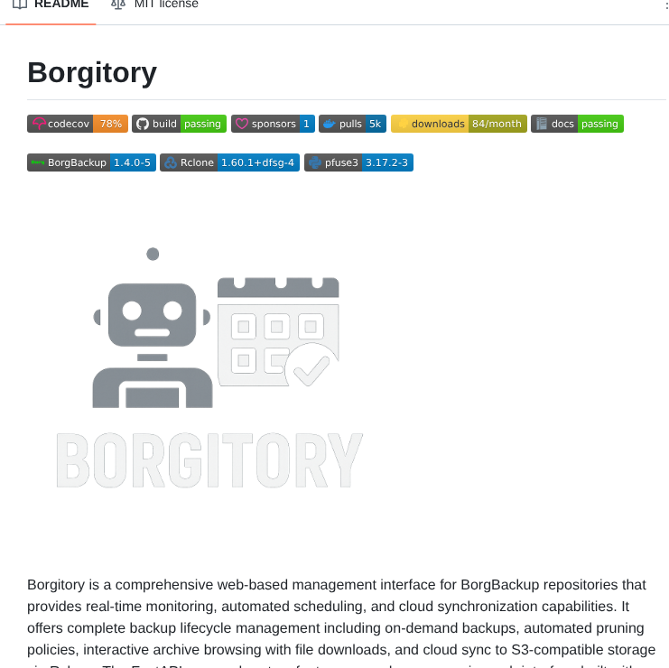 Mlapaglia Borgitory screenshot