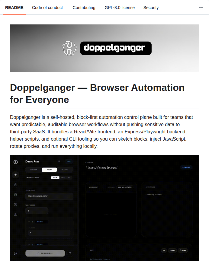 Mnemosynestack Doppelganger screenshot