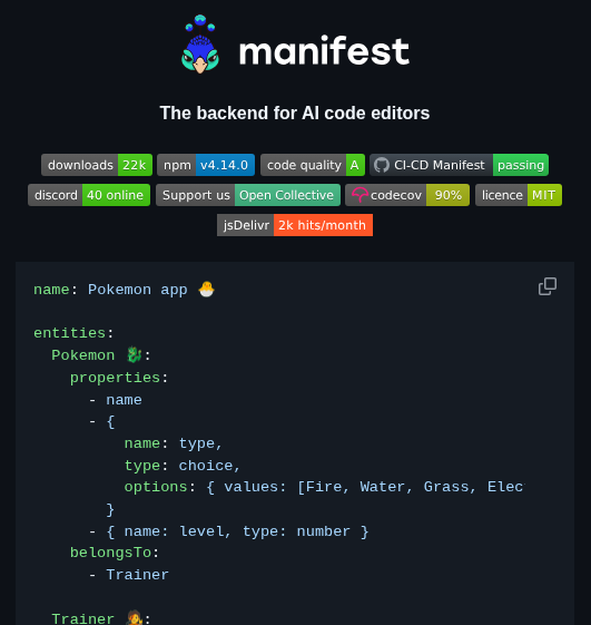 Mnfst Manifest screenshot