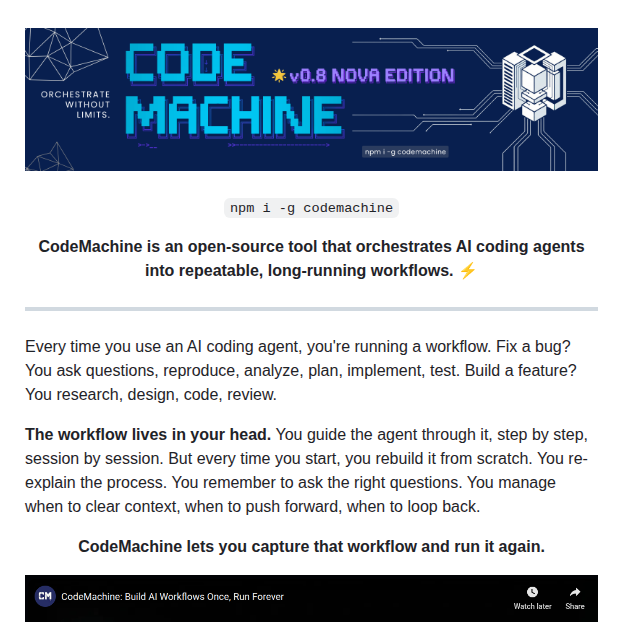 Moazbuilds Codemachine Cli screenshot