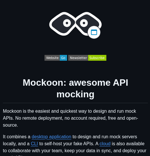 Mockoon Mockoon screenshot