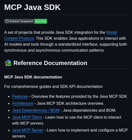 Modelcontextprotocol Java Sdk screenshot