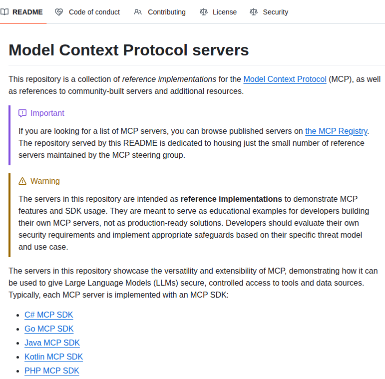 Modelcontextprotocol Servers screenshot
