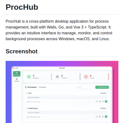 Modstart Lib Prochub screenshot