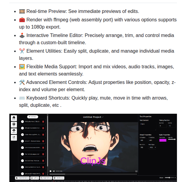 Mohyware Clip Js screenshot