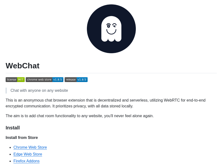 Molvqingtai Webchat screenshot