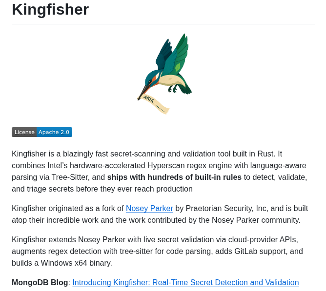 Mongodb Kingfisher screenshot