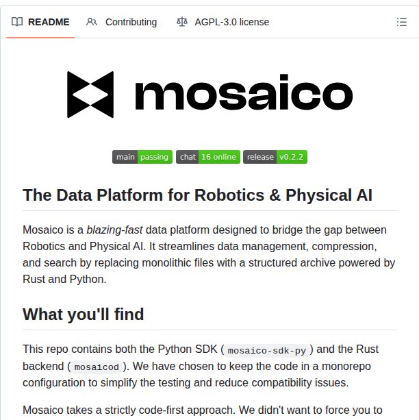 Mosaico Labs Mosaico screenshot