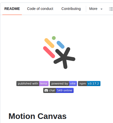 Motion Canvas Motion Canvas screenshot
