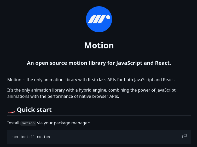 Motiondivision Motion screenshot