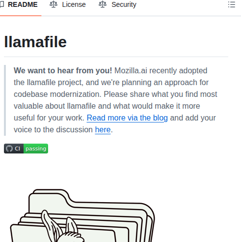 Mozilla Ai Llamafile screenshot