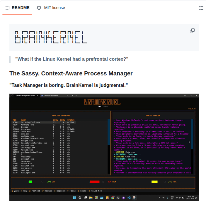 Mprajyothreddy Brainkernel screenshot