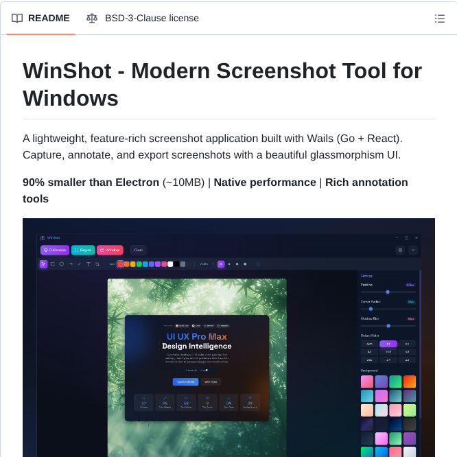 Mrgoonie Winshot screenshot