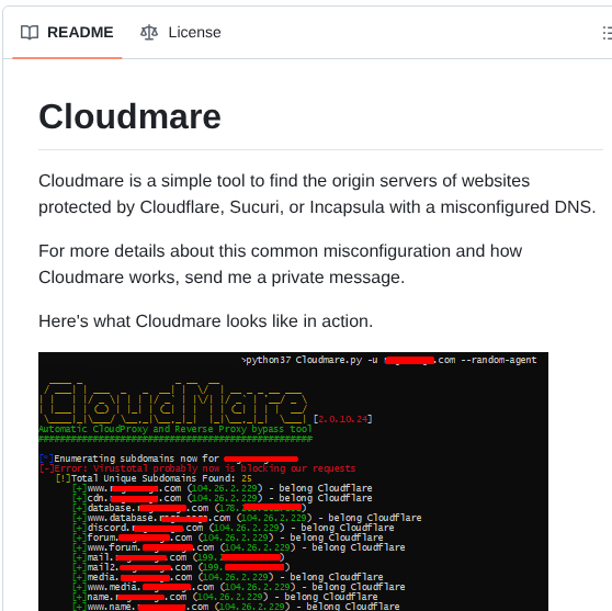 Mrh0wl Cloudmare screenshot