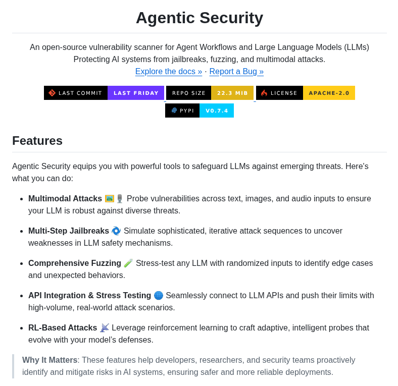 Msoedov Agentic_security screenshot