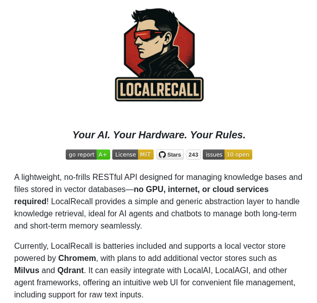 Mudler Localrecall screenshot