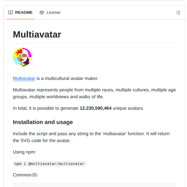 Multiavatar Multiavatar screenshot