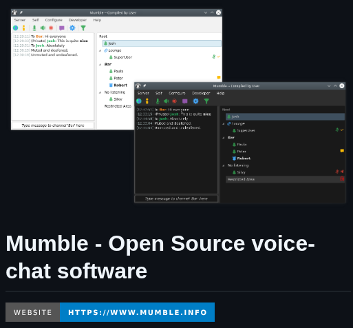 Mumble Voip Mumble screenshot