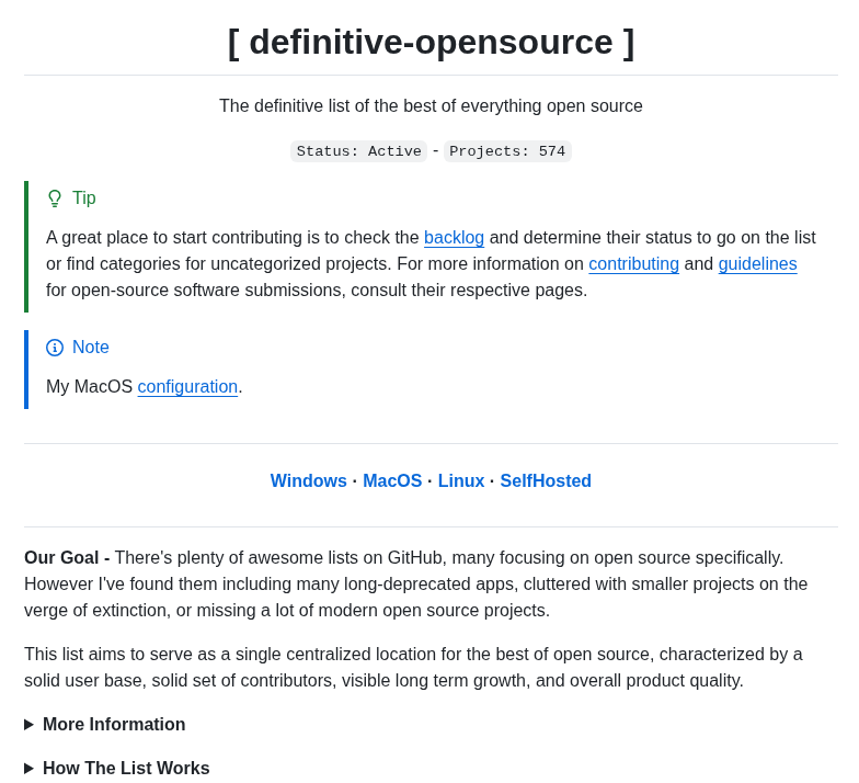 Mustbeperfect Definitive Opensource screenshot