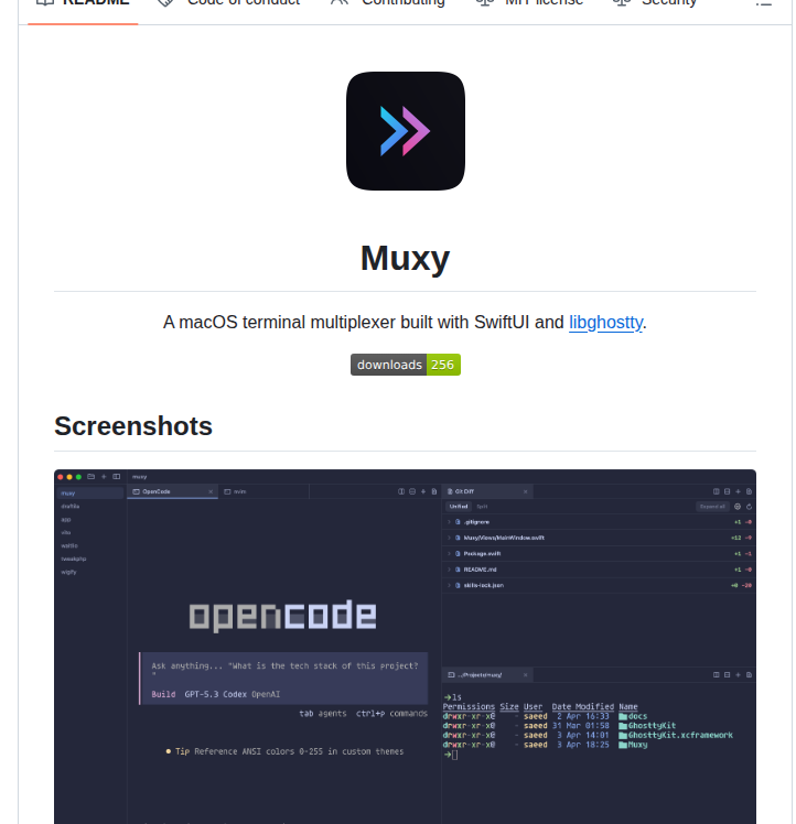 Muxy App Muxy screenshot