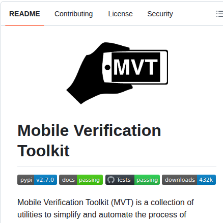 Mvt Project Mvt screenshot