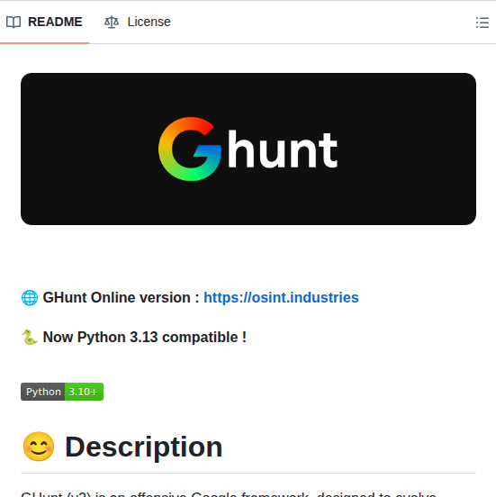 Mxrch Ghunt screenshot