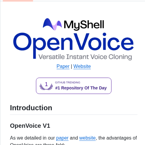 Myshell Ai Openvoice screenshot