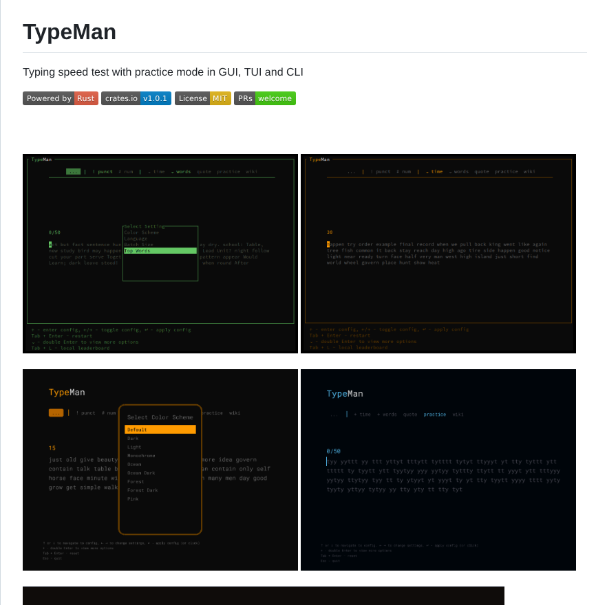 Mzums Typeman screenshot