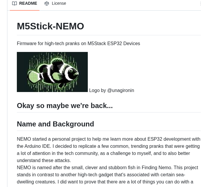 N0xa M5stick Nemo screenshot