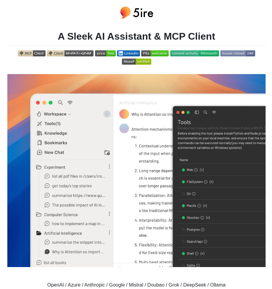 Nanbingxyz 5ire screenshot