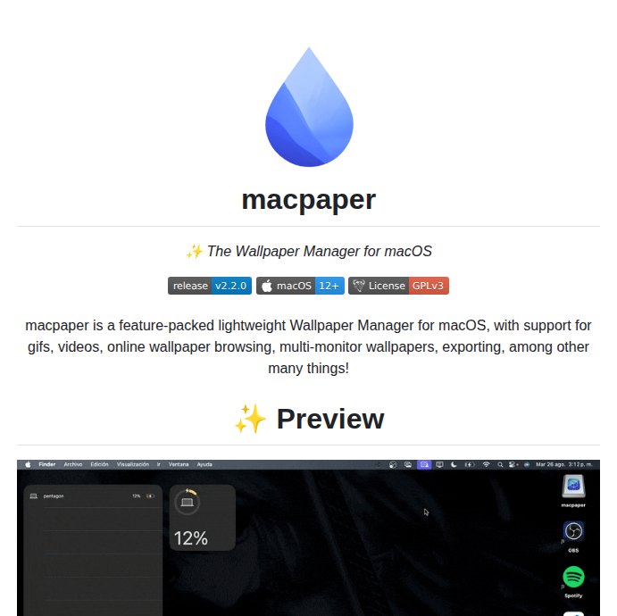 Naomisphere Macpaper screenshot