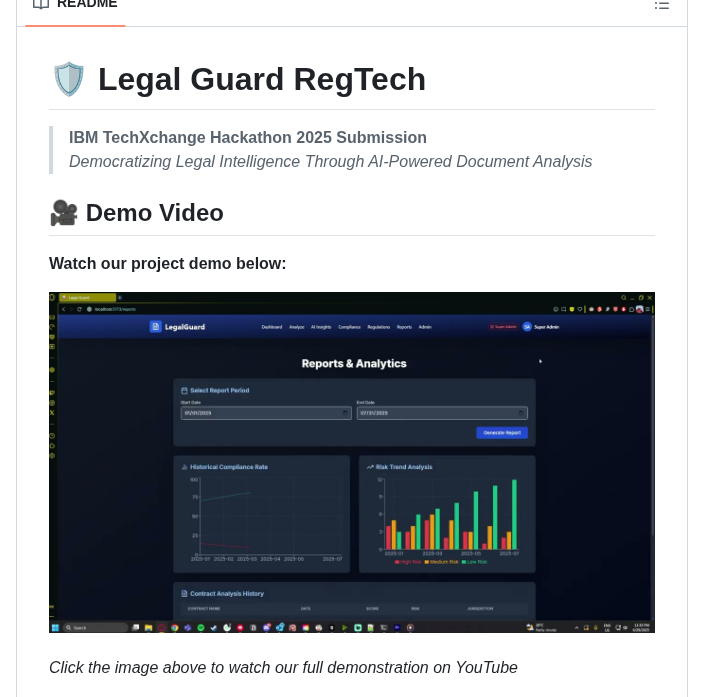 Nathangtg Legal Guard Regtech screenshot