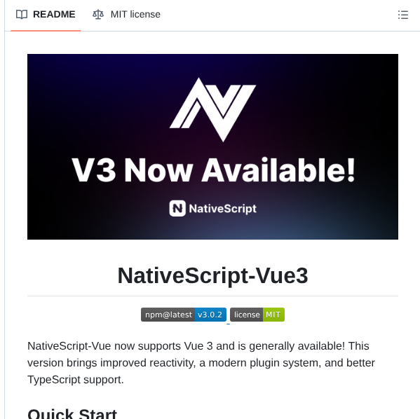 Nativescript Vue Nativescript Vue screenshot