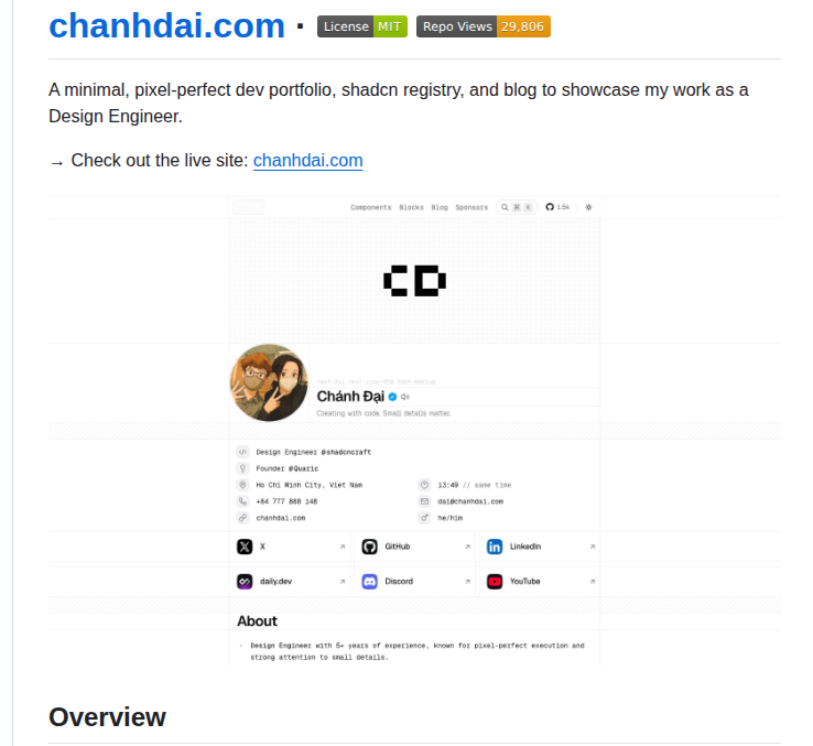 Ncdai Chanhdai.com screenshot