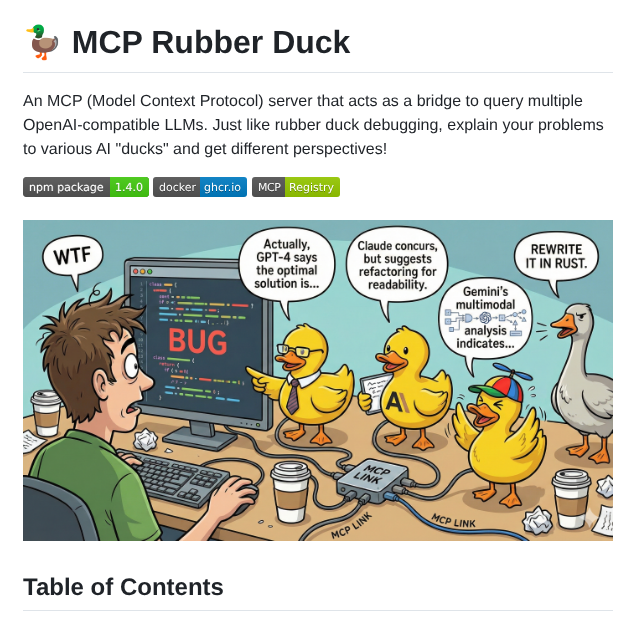 Nesquikm Mcp Rubber Duck screenshot